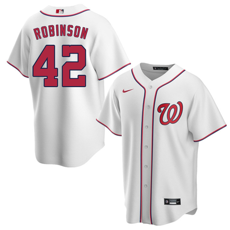 Nike Men #42 Jackie Robinson Washington Nationals Baseball Jerseys Sale-White